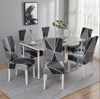 Geometric Print Chair