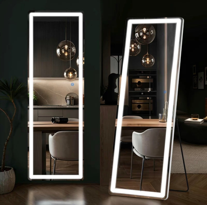 Full-Length LED Standing Mirror